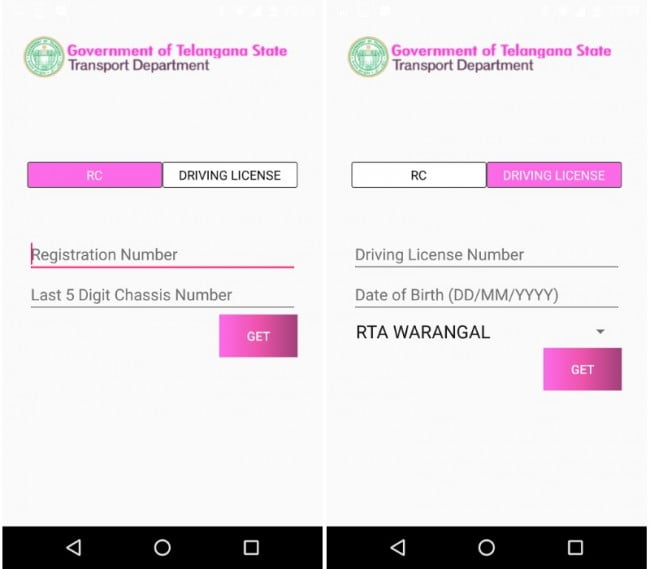 New App Stores Driving Licence Other Vehicle Related Documents
