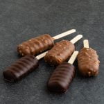 reception candy sticks dipped in chocolate